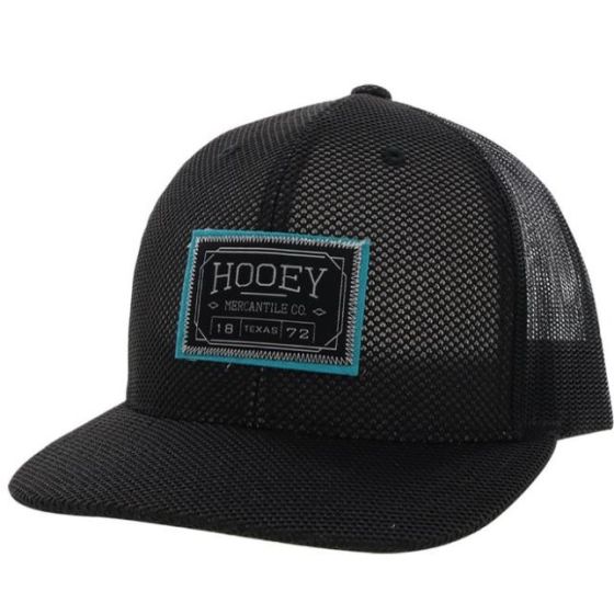 HOOEY YOUTH &quot;DOC&quot; BLACK TRUCKER CAP