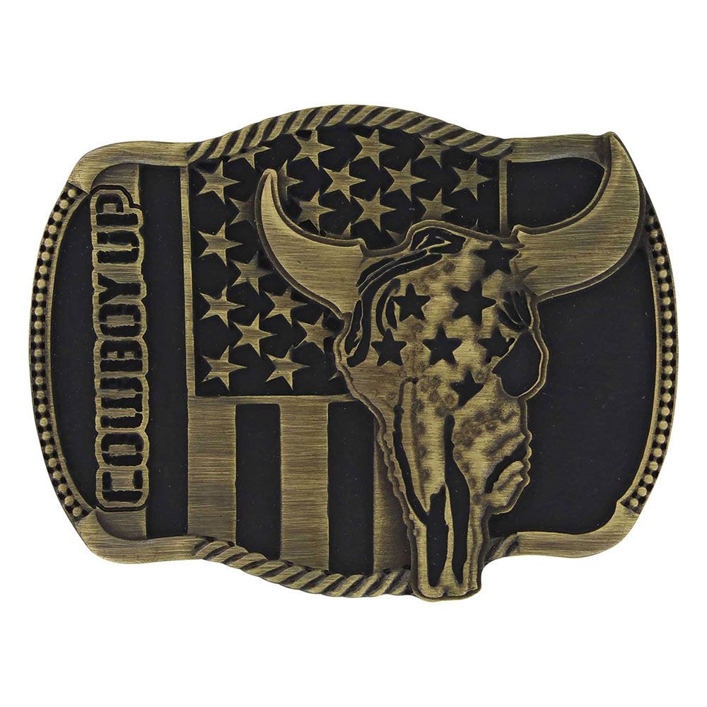 &quot;COWBOY UP&quot; BUCKLE