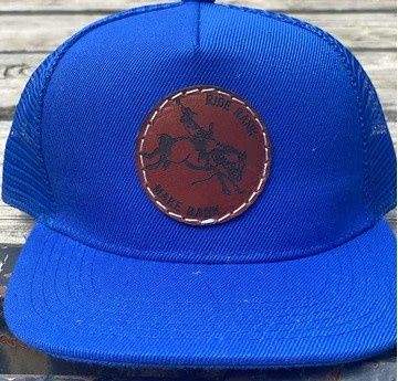 &quot;RIDE RANK MAKE BANK&quot; LEATHER PATCH BALL CAP - INFANT