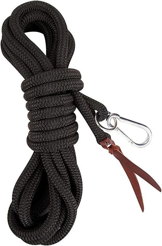 MARTIN SADDLERY 23&#39; LEAD ROPE W/BULL SNAP