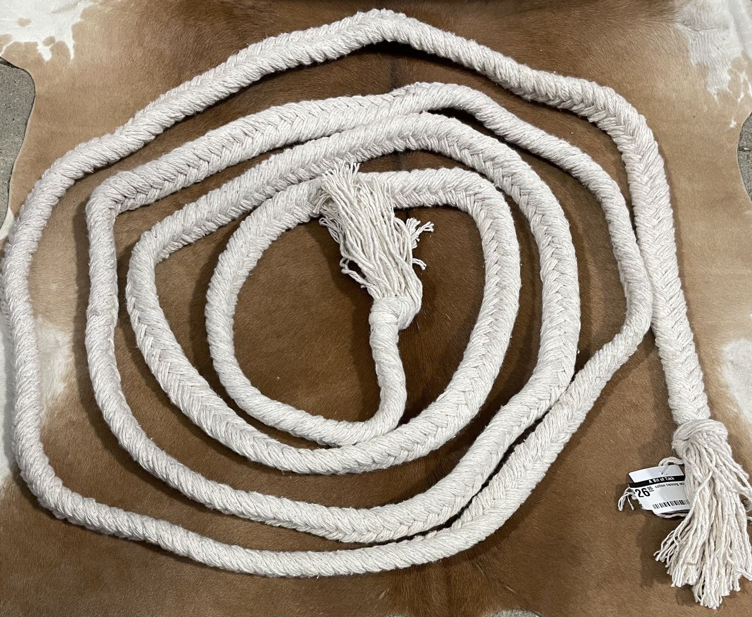 cotton training rein( bosal)