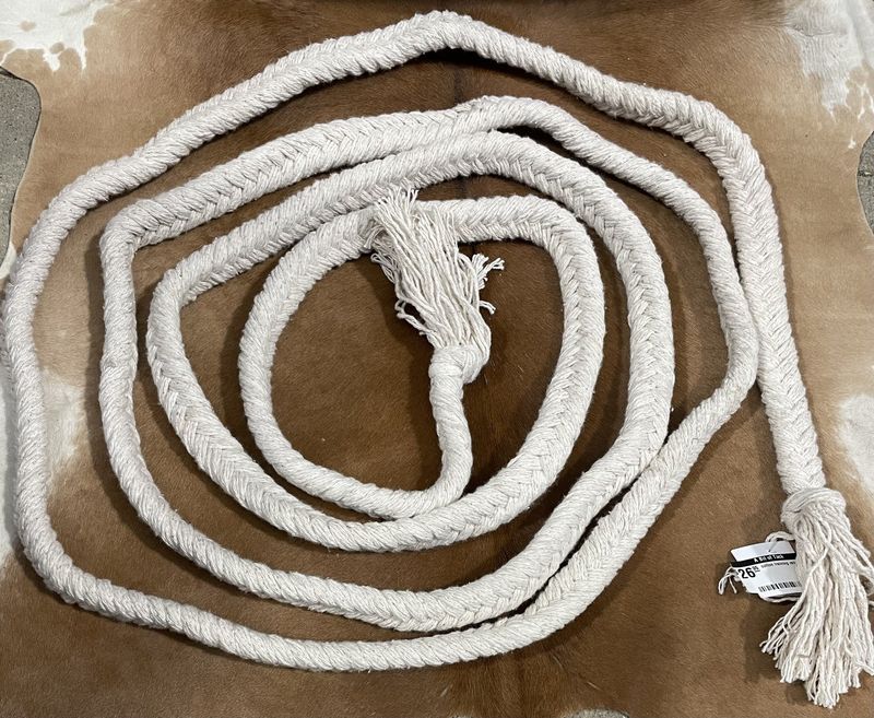 cotton training rein( bosal)