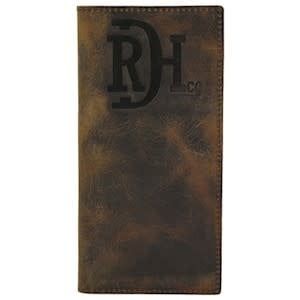 RED DIRT CO MENS RODEO WALLET DISTRESSED LEATHER