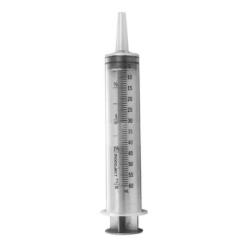 SYRINGE 60CC CATHETER TIP