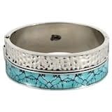 JUSTIN HAMMERED TURQUOISE CUFF