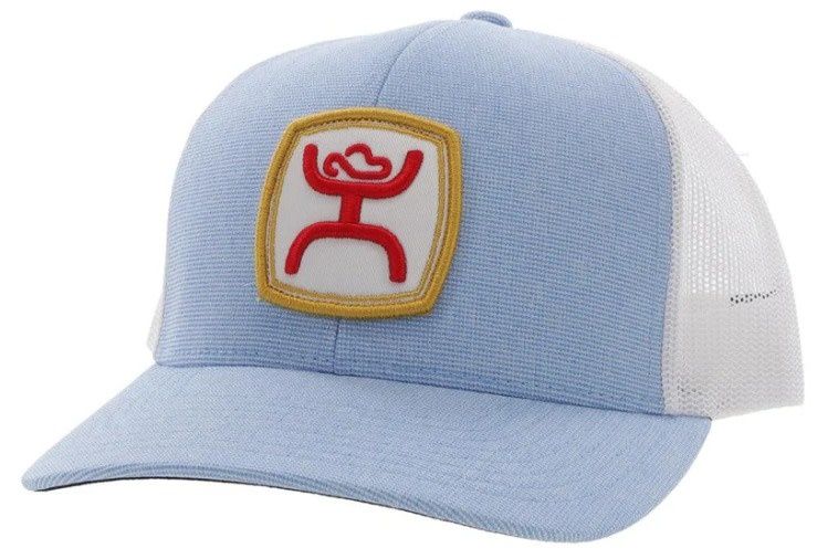 HOOEY &quot;ZENEITH&quot; 6P TRUCKER CAP BLUE/WHITE