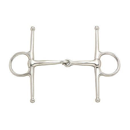 5&quot; FULL CHEEK SNAFFLE STAINLESS STEEL