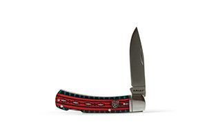 ARIAT 3&quot; PLAIN EDGE BLADE GRAPHIC PATTERN HANDLE