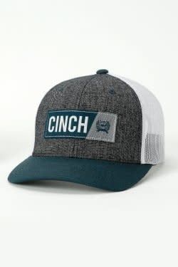 CINCH TRUCKER CAP BLACK/TEAL