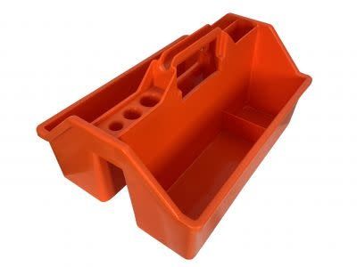 K&amp;D EQUESTRIAN PLASTIC CARRYING TOTE 13&quot; X 18&quot;