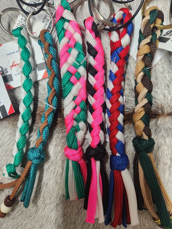 JERRY BEAGLEY BRAIDED KEY CHAIN (ASSORTED COLORS)
