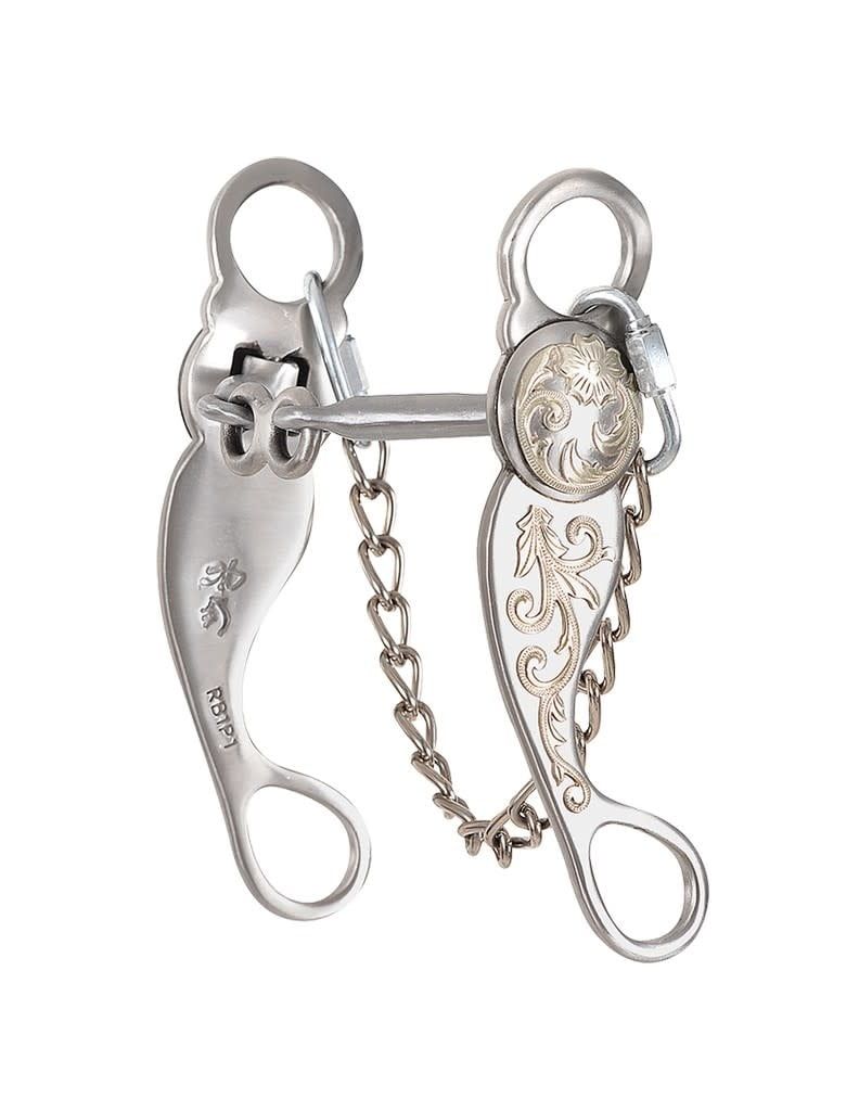 DOGBONE SNAFFLE SWIVEL CHEEKS 5 3/4&quot; SHANK