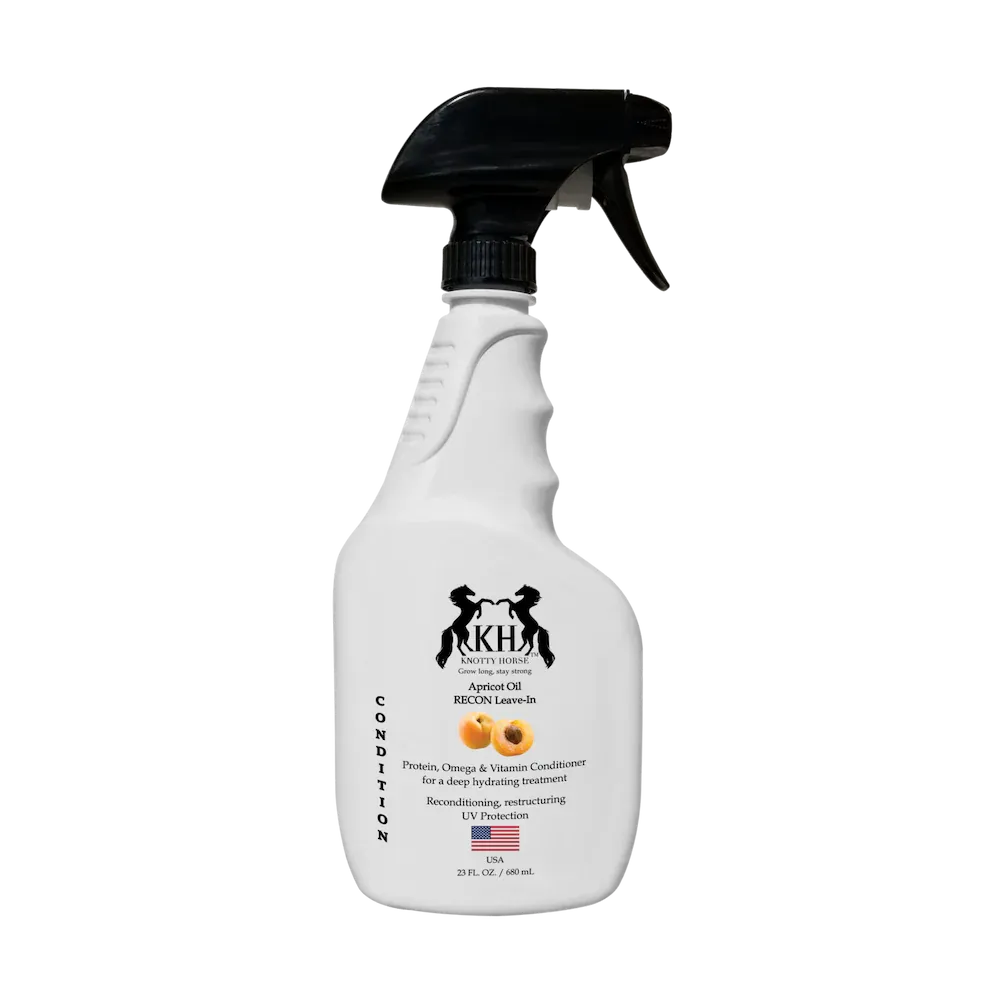 KNOTTY HORSE APRICOT OIL RECONSTRUCTING LEAVE-IN CONDITIONER 23 FL. OZ.