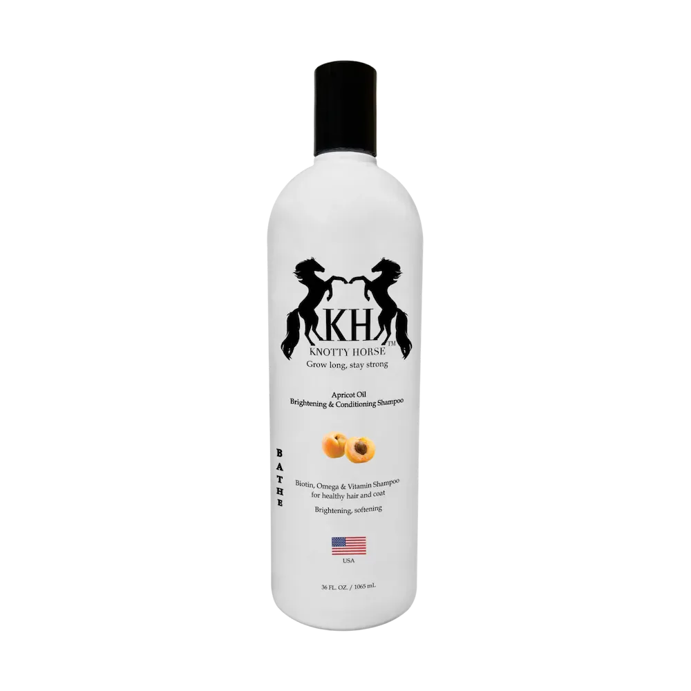 KNOTTY HORSE APRICOT OIL BRIGHTENING SHAMPOO 36 FL. OZ.