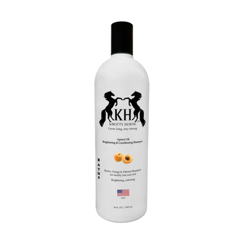 KNOTTY HORSE APRICOT OIL BRIGHTENING SHAMPOO 36 FL. OZ.