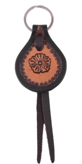 CIRCLE Y FLOWER ROUND KEY CHAIN