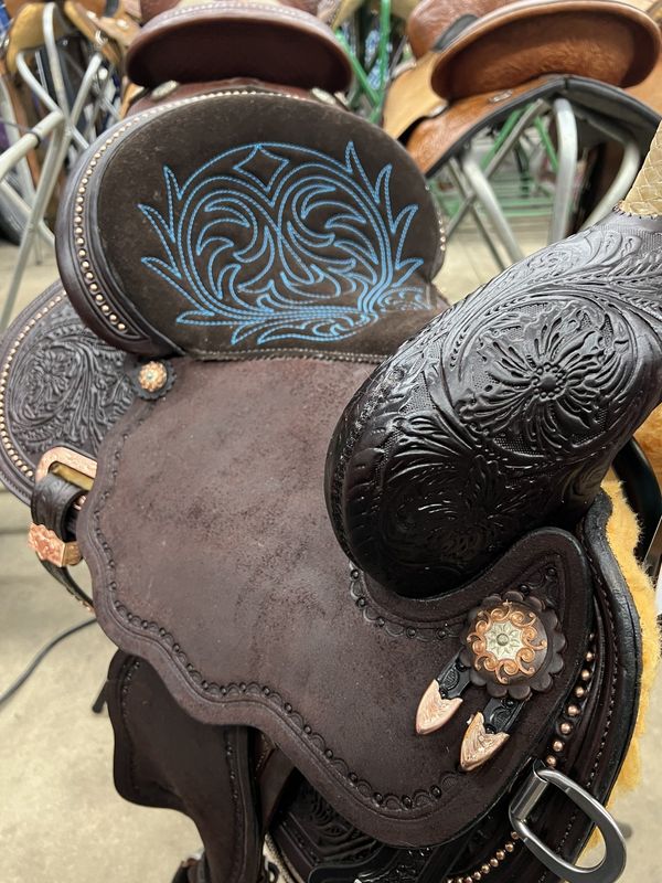 15" Josey  Ultimate Cash Barrel Saddle