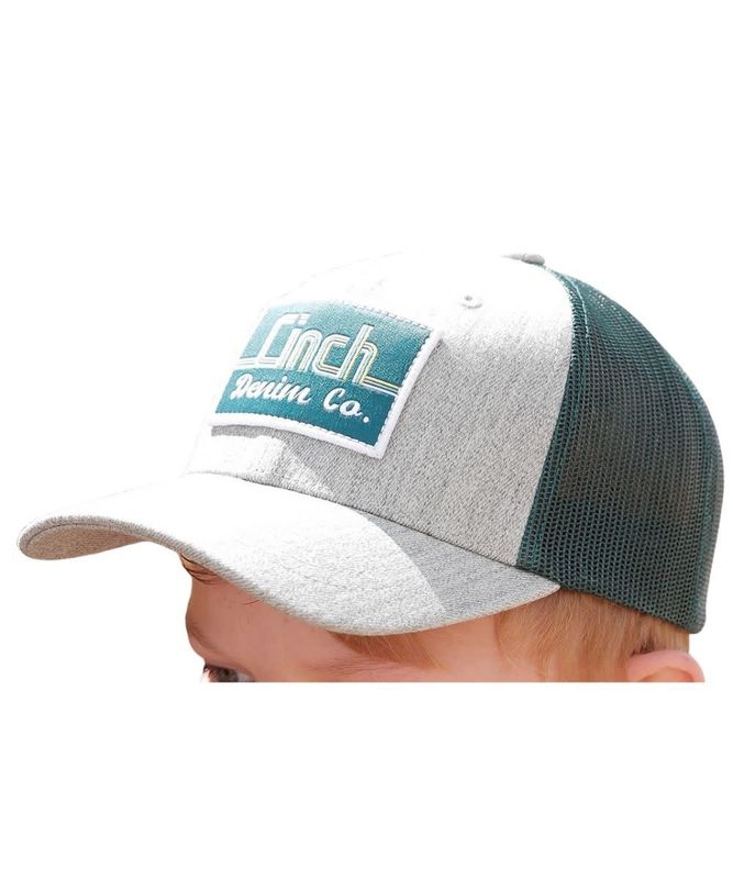 CINCH MULTICOLOR DENIM CO.  GRAY TRUCKER CAP
