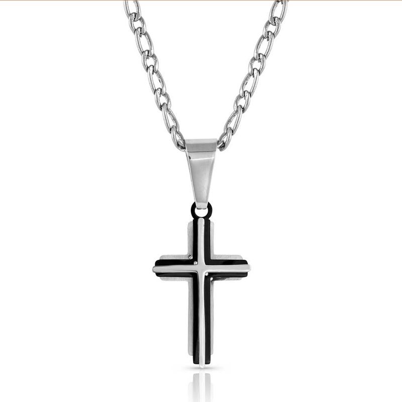MONTANA SILVERSMITHS STRENGTH OF FAITH CROSS NECKLACE