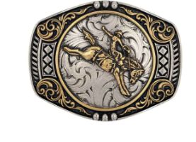 ATTITUDE BUCKLES RIDE THE STORM BUCKLE