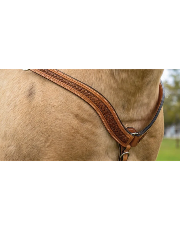 CIRCLE Y DAWSON TOOLED BREAST COLLAR