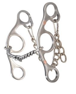 SHERRY CERVI SHORT SHANK TWISTED WIRE SNAFFLE BIT