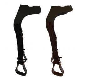 LEATHER OVER HORN BUDDY STIRRUP