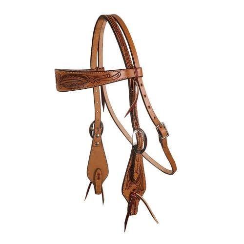 PROFESSIONAL CHOICE FEATHER BROWBAND HEADSTALL