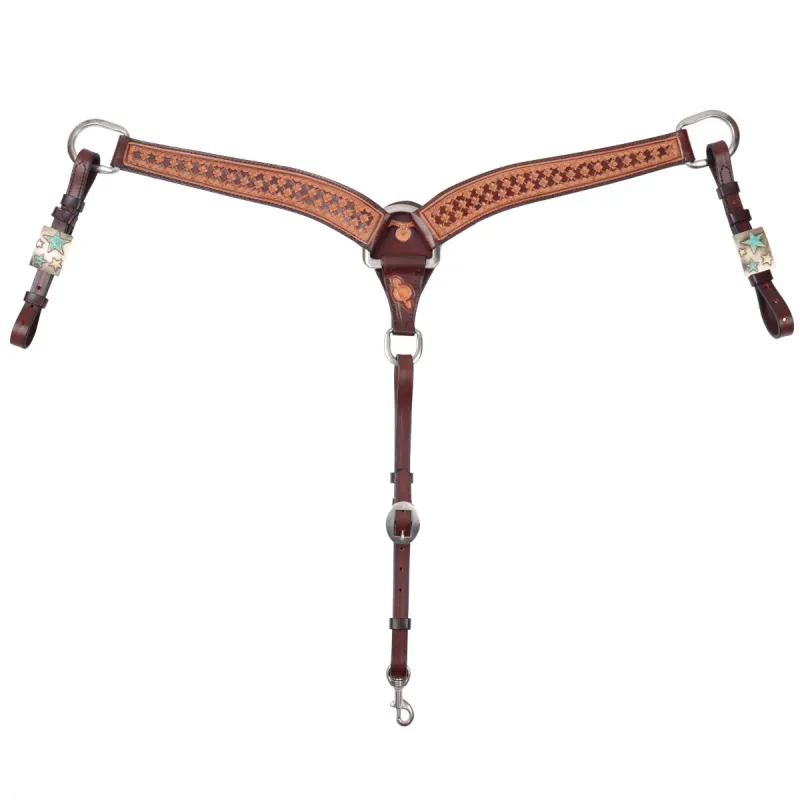 CIRCLE Y SATURN RISING VINTAGE BREAST COLLAR