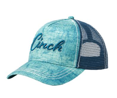 CINCH GREEN TIE-DYE OSFA TRUCKER CAP