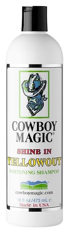 COWBOY MAGIC SHINE IN YELLOWOUT SHAMPOO 16 FL. OZ.