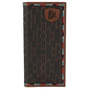 RED DIRT HAT CO RODEO WALLET MULTICOLOR STITCHING