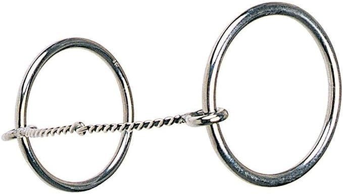 REINSMAN MEDIUM LOOSE RING 2-PIECE THIN TWISTED WIRE SNAFFLE