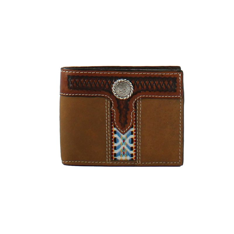 3D TOOLED AZTEC BIFOLD WALLET