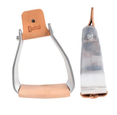 CASHEL SLANTED ALUMINUM STIRRUP 2.5&quot; NECK
