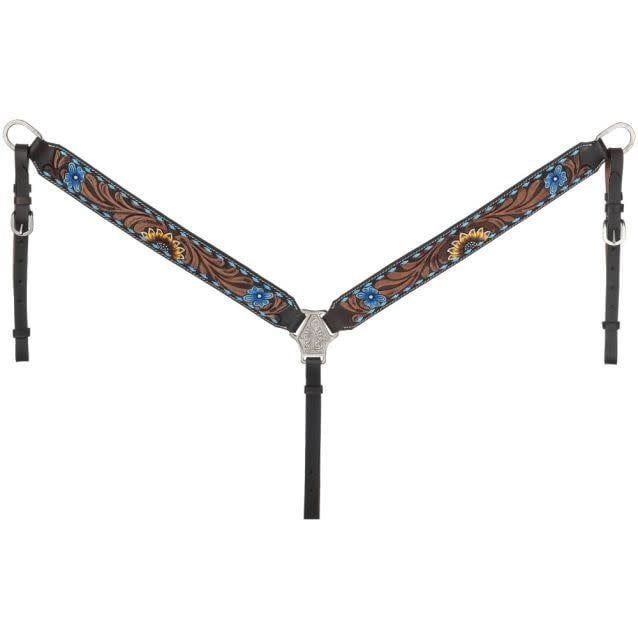ROYAL KING SUNFLOWER &amp; BUCKSTITCH PONY BREASTCOLLAR