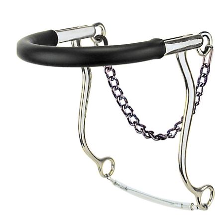 REINSMAN 8&quot; RUBBER NOSE MECHANICAL HACKAMORE