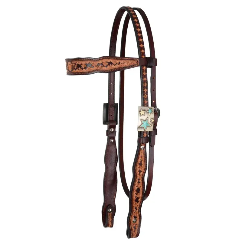 CIRCLE Y SATURN RISING BROWBAND HEADSTALL