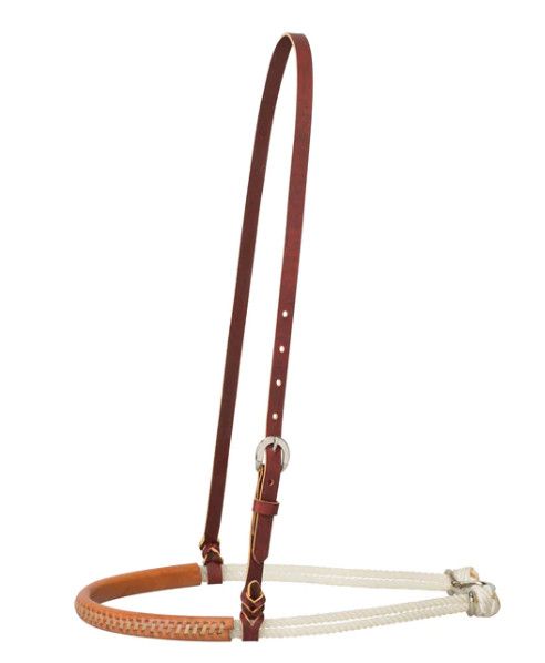WEAVER LEATHER COVERED DOUBLE ROPE NOSEBAND