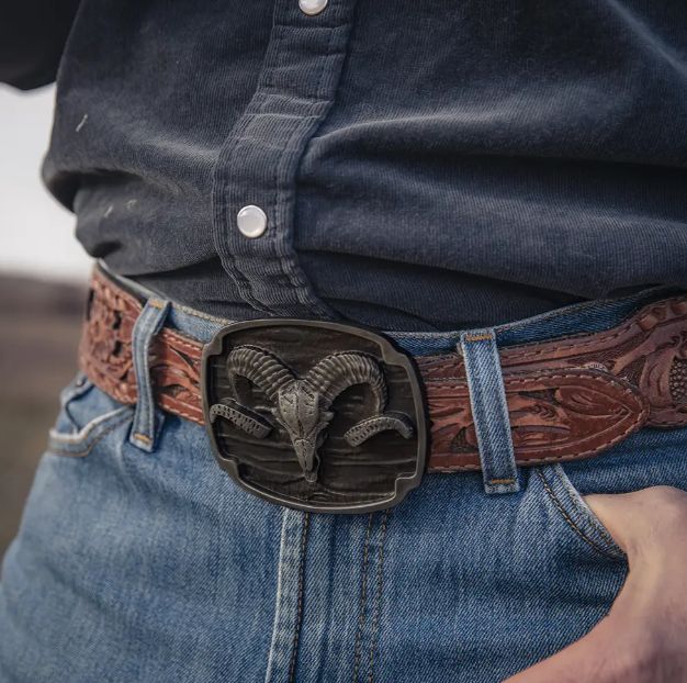 MONTANA SILVERSMITHS® ROCKY MOUNTAIN BIGHORN SHEEP BUCKLE