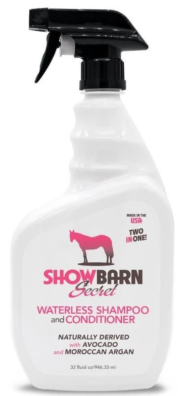 SHOWBARN SECRET WATERLESS 2IN1 SHAMPOO 32 OZ.