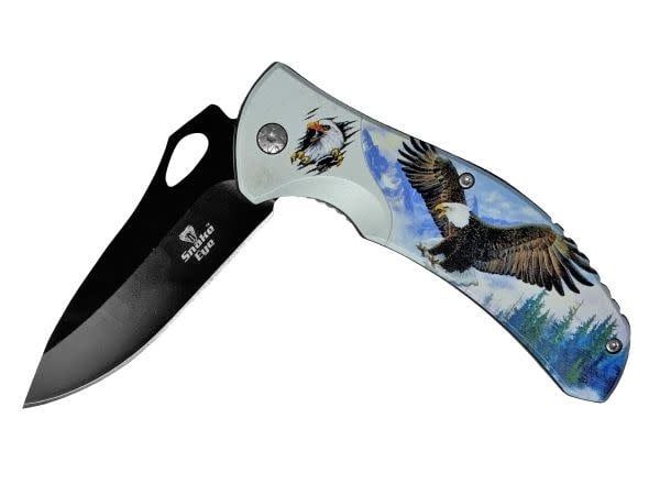 SNAKE EYE TACTICAL SPRING ASSIST KNIFE - FLYING EAGLE