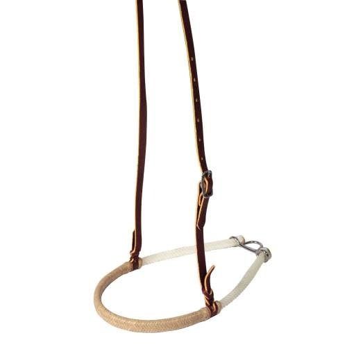 PROFESSIONAL&#39;S CHOICE BRAIDED RAWHIDE DOUBLE ROPE NOSEBAND
