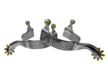 SP-RSP-18 SHOWMAN STAINLESS STEEL RASP SPUR (MEN'S)