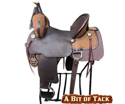 15&quot; Circle Y Josey Cash Money Barrel Saddle - Wide Fit