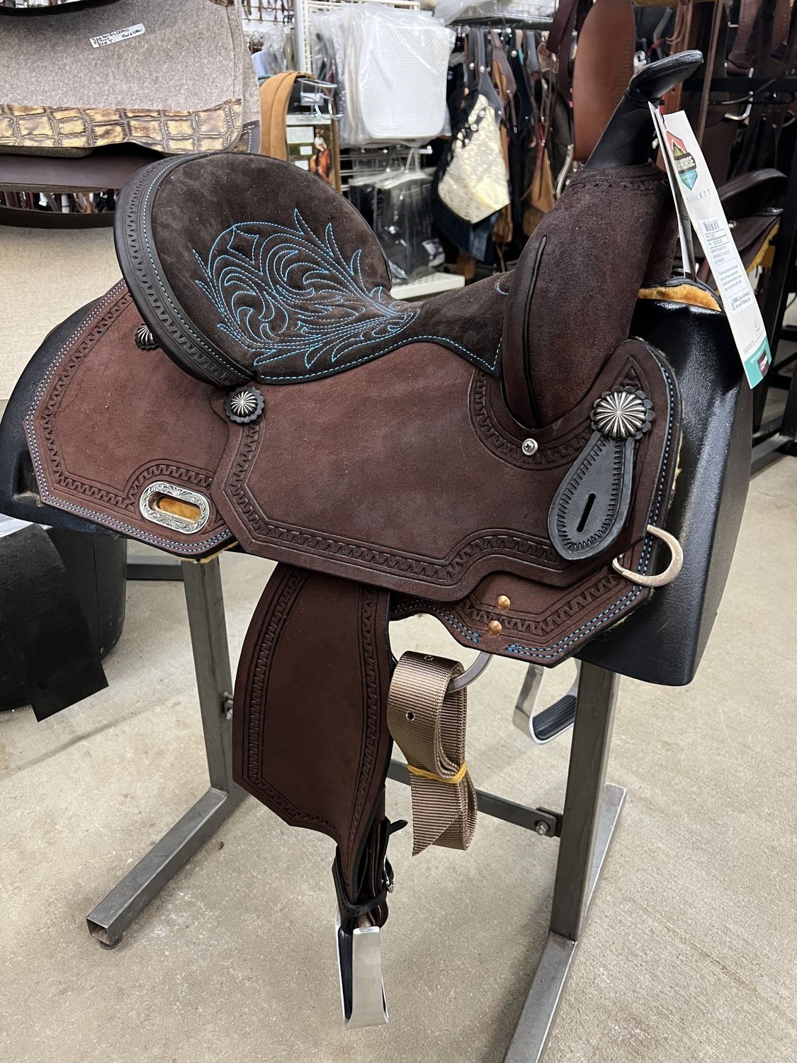 14.5&quot; Circle Y Leona Barrel Saddle Wide Fit