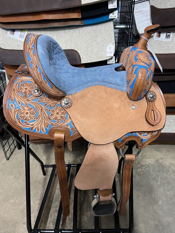 13” Blue Pony Saddle