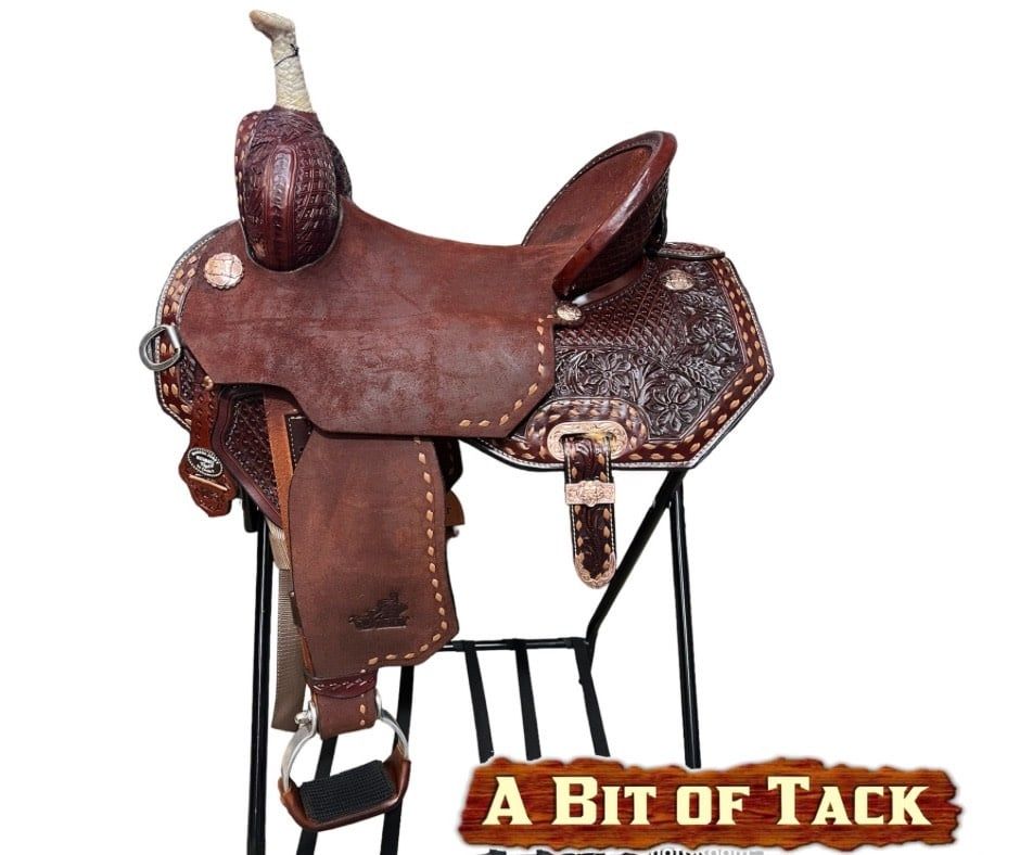 15&quot; Circle Y Josey Revolution Jackpot Flex2 Barrel Saddle - Wide Fit