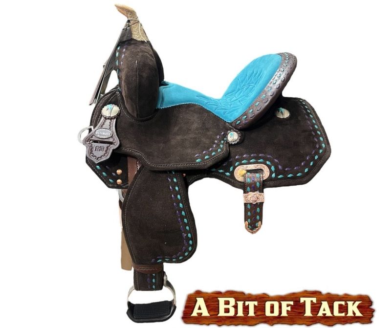 13&quot; Circle Y Josey Youth Lightspeed Barrel Saddle - Wide fit