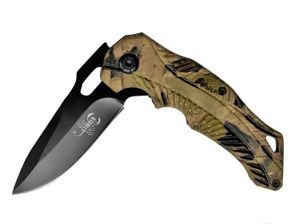 TACTICAL SPRING ASSIST FOLDING KNIFE - CAMO
